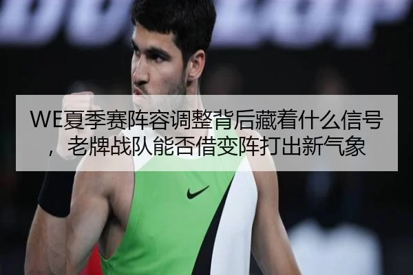 WE夏季赛阵容调整背后藏着什么信号，老牌战队能否借变阵打出新气象